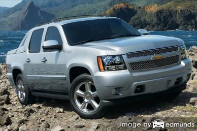Insurance quote for Chevy Avalanche in San Jose