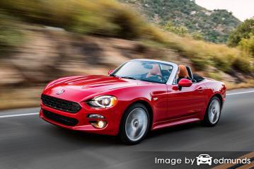Insurance rates Fiat 124 Spider in San Jose