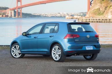 Insurance rates Volkswagen Golf in San Jose