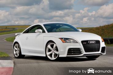 Insurance rates Audi TT RS in San Jose