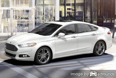 Insurance rates Ford Fusion in San Jose