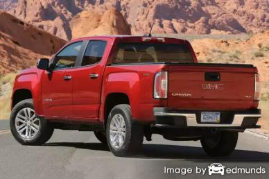 Insurance rates GMC Canyon in San Jose