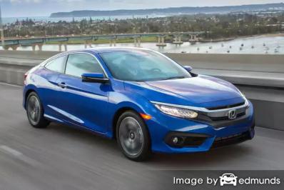 Insurance rates Honda Civic in San Jose