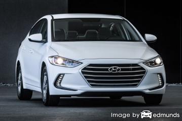 Insurance rates Hyundai Elantra in San Jose