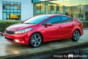 Insurance rates Kia Forte in San Jose