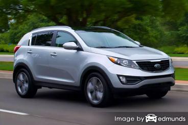 Insurance rates Kia Sportage in San Jose