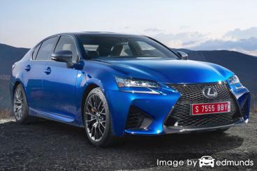 Insurance rates Lexus GS F in San Jose