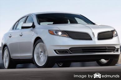 Insurance rates Lincoln MKS in San Jose