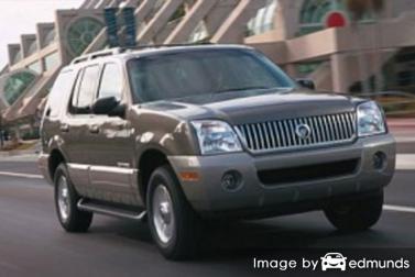 Insurance rates Mercury Mountaineer in San Jose