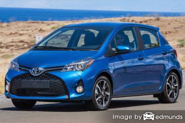 Insurance rates Toyota Yaris in San Jose